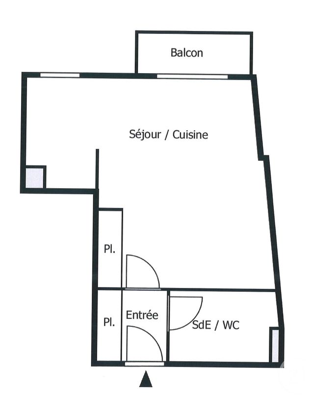 Appartement F1 à vendre - 1 pièce - 25.71 m2 - CLAYE SOUILLY - 77 - ILE-DE-FRANCE - Century 21 Avenir Immobilier